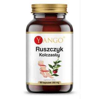 YANGO Ruszczyk kolczasty Ekstrakt (Wspomaga krążenie żylne, Na ociężałe nogi) 90 Kapsułek wegetariańskich