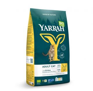 Yarrah (dla kota dorosłego) karma z kurczakiem bio 800 g