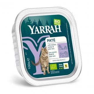 Yarrah (dla kota) pasztet z kurczaka i indyka z aloesem bio 100 g