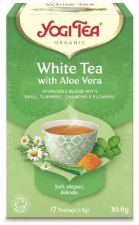 Yogi tea herbata biała z aloesem (white tea with aloe vera) bio (17 x 1,8 g) 30,6 g