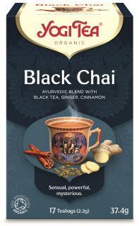 Yogi tea herbata czarna z imbirem i cynamonem (black chai) bio (17 x 2,2 g) 37,4 g