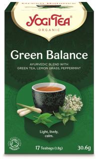 Yogi tea herbata zielona równowaga (green balance) bio (17 x 1,8 g) 30,6 g