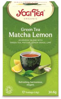 Yogi tea herbata zielona z cytryną i matchą (green tea matcha lemon) bio (17 x 1,8 g) 30,6 g