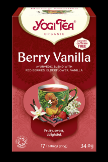 Yogi tea herbatka czerwone owoce  wanilia (berry vanilla) bio (17 x 2 g) 34 g