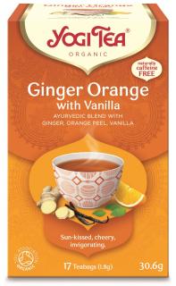 Yogi tea herbatka imbirowo  pomarańczowa z wanilią (ginger orange with vanilla) bio (17 x 1,8 g) 30,6 g