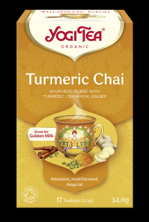 Yogi tea herbatka złoty chai z kurkumą (turmeric chai) bio (17 x 2 g) 34 g