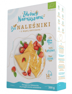 Zdrowo namieszane mieszanka na naleśniki z mąką gryczaną bezglutenowa bio 200 g