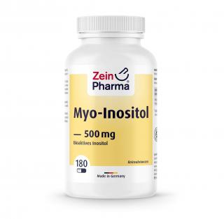 ZEIN PHARMA Myo-Inositol 500mg (Mio-Inozytol) 180 Kapsułek wegańskich