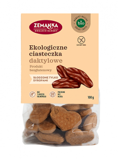 Zemanka ciastka daktylowe bezglutenowe bio 100 g