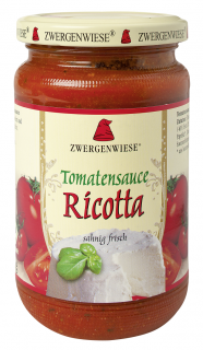 Zwergenwiese sos pomidorowy z ricottą bezglutenowy bio 340 ml