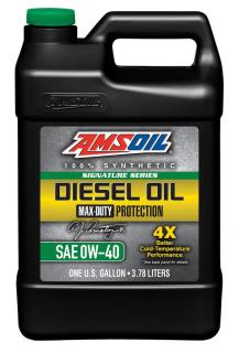 AMSOIL 0W40 Max-Duty Signature Series Diesel Oil DZF 3,784L