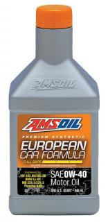 AMSOiL European Car Formula 0W40 FULL SAPS 0.946L