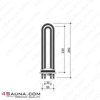 Heating element SEPD-119 (4250 W) Heating element SEPD-119 (4250 W)