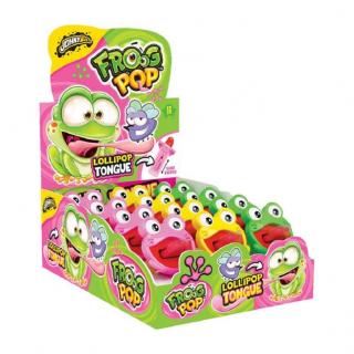Johny Bee Frog Pop lizak op 12szt