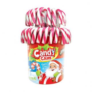 Lizak Laska Candy Cane Red White BIG 28g a'50szt