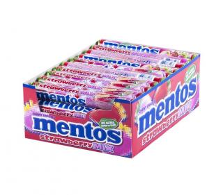 MENTOS strawberry mix 40szt.