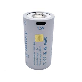 Bateria Akumulator Li-Ion 1.5V D USB-C