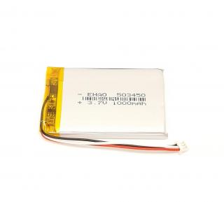 Bateria Akumulator Li-Poly 1000mAh 3.7V NTC JST 503450
