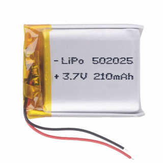 Bateria Akumulator Li-Poly 210mAh 3.7V 502025