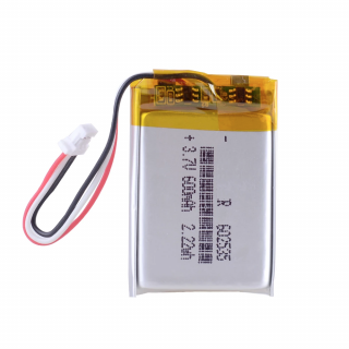 Bateria Akumulator Li-Poly 600mAh 3.7V JST NTC 602535