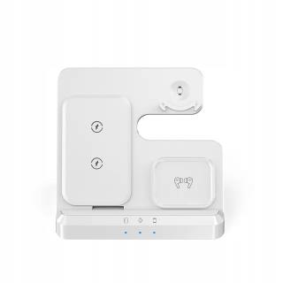 Ładowarka indukcyjna do SAMSUNG 3w1 - BIAŁA