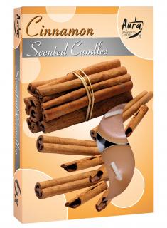 Bispol, Cinnamon, podgrzewacze zapachowe, 6 sztuk