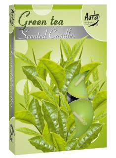 Bispol, Green Tea, podgrzewacze zapachowe, 6 sztuk
