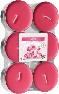 Bispol Maxi, Rose, podgrzewacze zapachowe, 6 sztuk