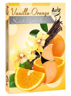 Bispol, Wanilla-Orange, podgrzewacze zapachowe, 6 sztuk