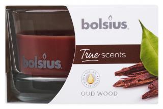 Bolsius True Scents, Drzewo Agarowe, świeca w szkle 50/80mm