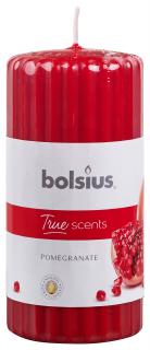Bolsius True Scents, Granat, świeca pieńkowa zapachowa 120/58mm