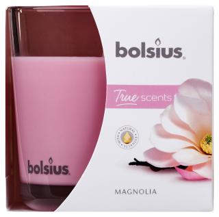 Bolsius True Scents, Magnolia, świeca w szkle 95/95mm