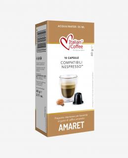 Italian Coffee Amaretto - Kapsułki do Nespresso 10 sztuk