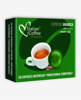 Italian Coffee Caffe Arabica - Kapsułki do Nespresso Professional 50 sztuk