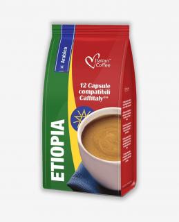 Italian Coffee Caffe Etiopia - Kapsułki do Cafissimo 12 sztuk