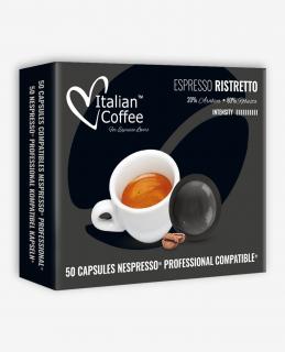 Italian Coffee Caffe Ristretto - Kapsułki do Nespresso Professional 50 sztuk