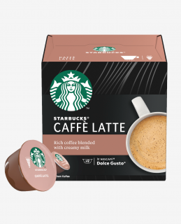 Starbucks Dolce Gusto Caffe Latte Kapsułki z kawą 12 sztuk