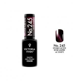 Lakier hybrydowy VICTORIA VYNN Gel Polish Color 245 ROSE JASPER  Cat Eye 8 ml