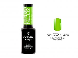 Lakier hybrydowy Victoria Vynn Gel Polish Color 332 INSANE GREEN 8 ml Crazy Color