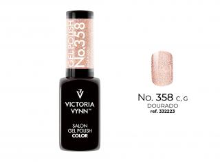 Lakier hybrydowy Victoria Vynn Gel Polish Color  358  8 ml  Dourado Holo  Colorido