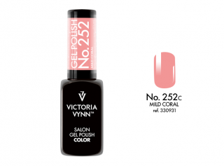 Lakier hybrydowy VICTORIA VYNN Gel Polish Color MILD CORAL 252- 8 ml SPRING 2020