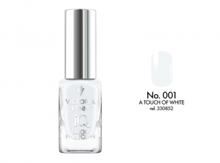 Lakier klasyczny Victoria Vynn IQ Nails Polish 001 A TOUCH WHITE 9 ml