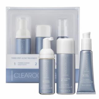 Clearogen anti-acne 3-kit (one month) zestaw do walki z trądzikiem kuracja miesięczna