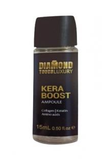 Diamond Touch Luxury Kera Boost kuracja intensywnie regenerująca włosy z kolagenem i keratyną 15ml ampułka