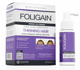 Foligain Hair Loss Treatment Women lotion/płyn/kuracja przeciw wypadaniu włosów dla kobiet 59ml
