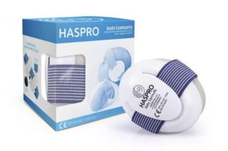 Haspro Baby Earmuffs Niebieskie nauszniki ochronne dla niemowląt i małych dzieci