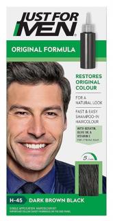 Just for Men Original Formula szampon koloryzujący do włosów dla mężczyzn H45 Ciemny brąz/czarny Dark brown/black