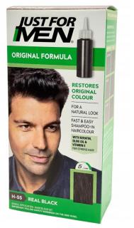 Just for Men Original Formula szampon koloryzujący do włosów dla mężczyzn H55 Naturalna czerń Real black