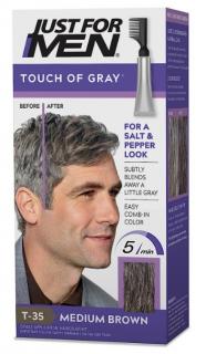 Just for Men Touch of Grey specjalistyczny odsiwiacz do włosów dla mężczyzn T35 Średni brąz Medium Brown