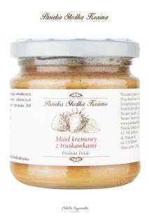 Pasieka Słodka Kraina Miód Kremowany z Truskawką 250g